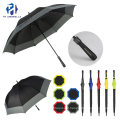 Straight Auto Open Color Edge Golf Umbrella